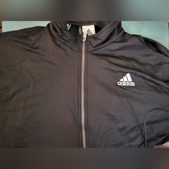 Adidas Black Clima 365 Performance Jacket  sz xl # 306 - Picture 1 of 7